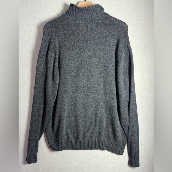 Oscar De La Renta Men’s Grey Cotton Blend Quarter Zip Sweater Size XL - Picture 6 of 9